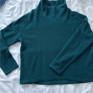 Banana Republic Teal Cowl Neck Sweater